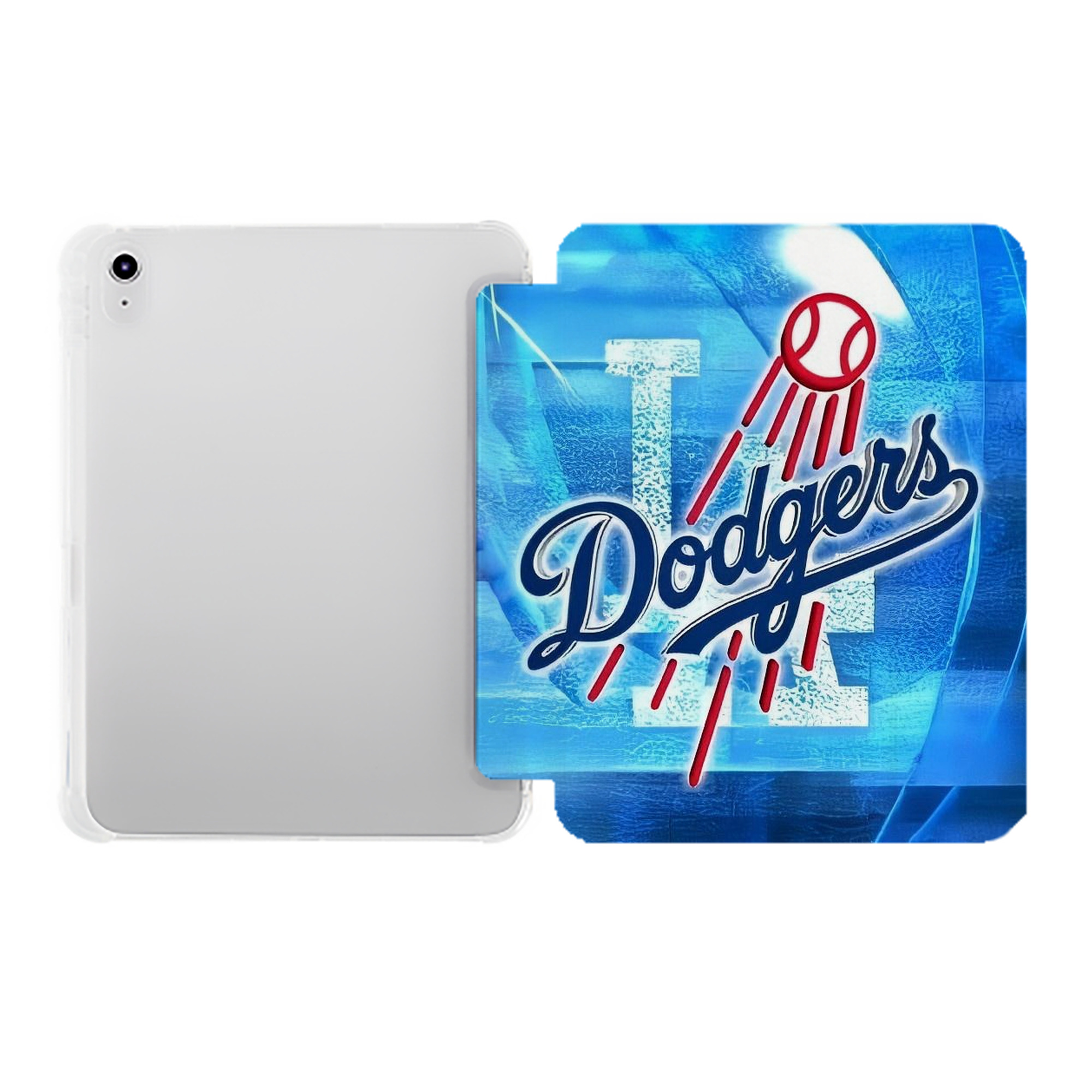  Premium Tri-Fold PU Leather & Silicone IPad Case With Pencil Slot – Fits 9.5,10.5,10.9 – Adjustable Stand, Slim, Protective